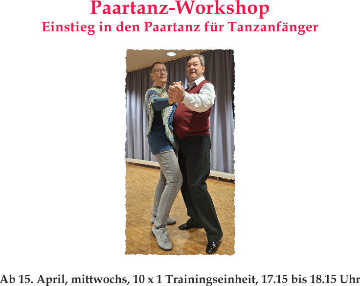 TCR, Paartanz Workshop